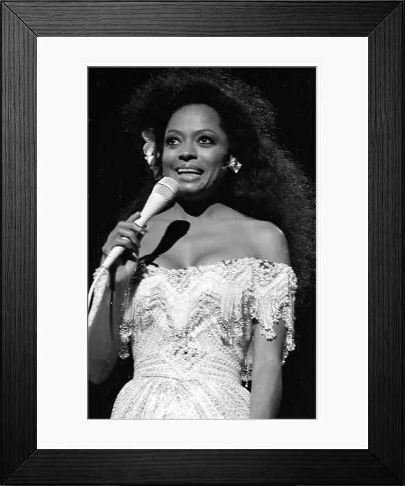 Framed Print : Diana Ross Performing Framed Print : Diana Ross Performing