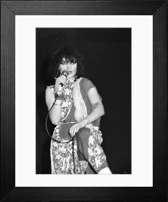 Framed Print : Photo of Siouxie and the Banshees Framed Print : Photo of Siouxie and the Banshees