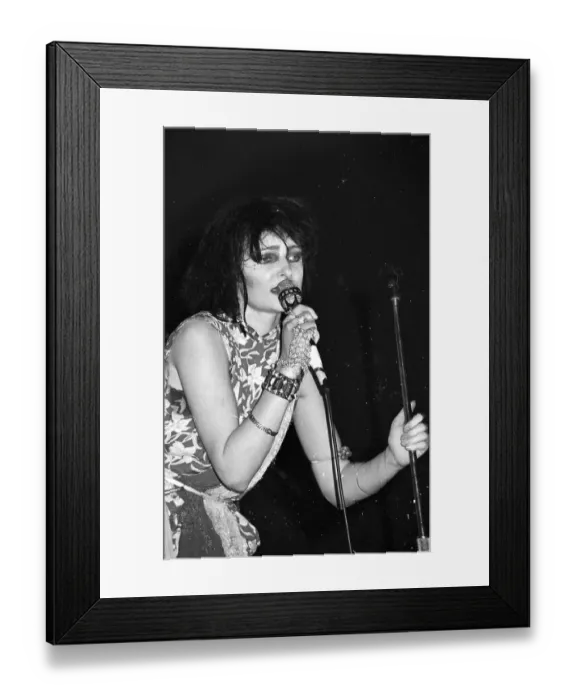 Framed Print : Photo of Siouxie and the Banshees Framed Print : Photo of Siouxie and the Banshees