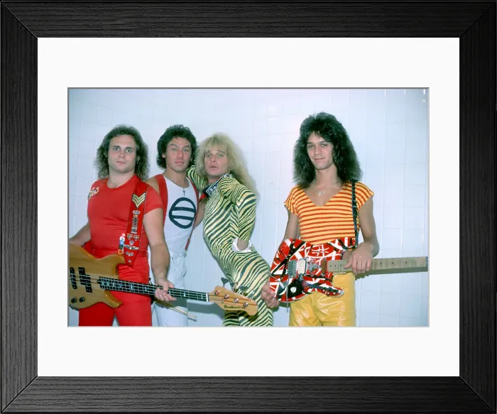 Framed Print : Photo of Van Halen Framed Print : Photo of Van Halen