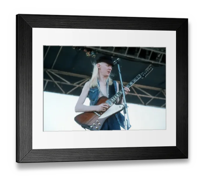 Framed Print : Johnny Winter In Concert Framed Print : Johnny Winter In Concert