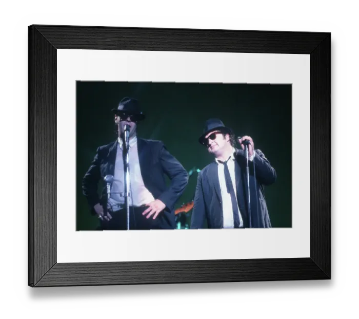 Framed Print : The Blues Brothers In Concert Framed Print : The Blues Brothers In Concert