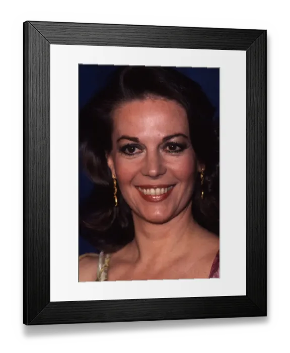 Framed Print : Natalie Wood Attends The American Movie Awards Framed Print : Natalie Wood Attends The American Movie Awards