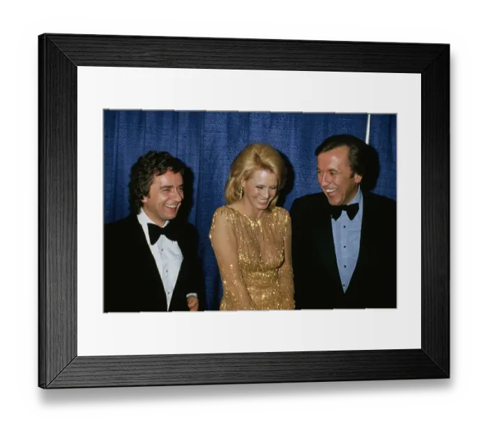 Framed Print : Dudley Moore, Angie Dickinson And David Frost Attend American Movie Awards Framed Print : Dudley Moore, Angie Dickinson And David Frost Attend American Movie Awards