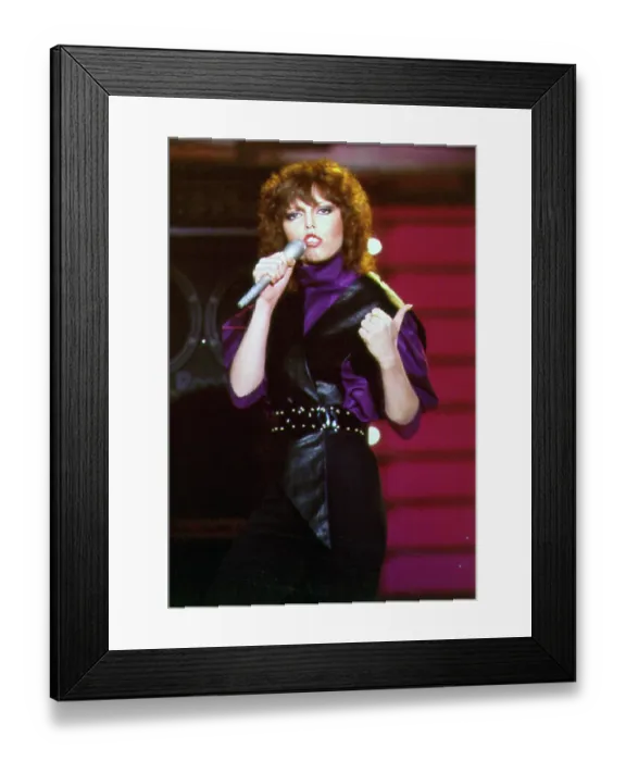 Framed Print : Pat Benatar On Bandstand Framed Print : Pat Benatar On Bandstand