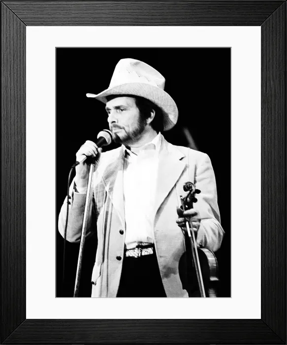 Framed Print : Country Musician Merle Haggard Framed Print : Country Musician Merle Haggard