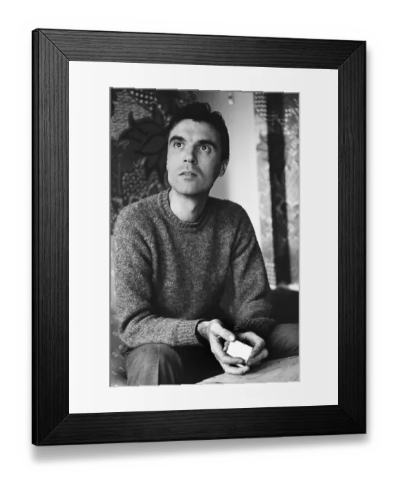 Framed Print : David Byrne Interview Framed Print : David Byrne Interview