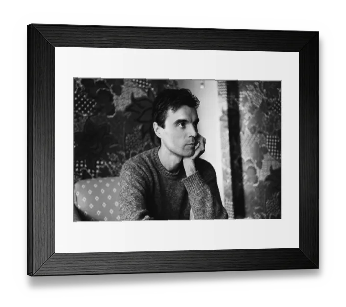 Framed Print : David Byrne Interview Framed Print : David Byrne Interview