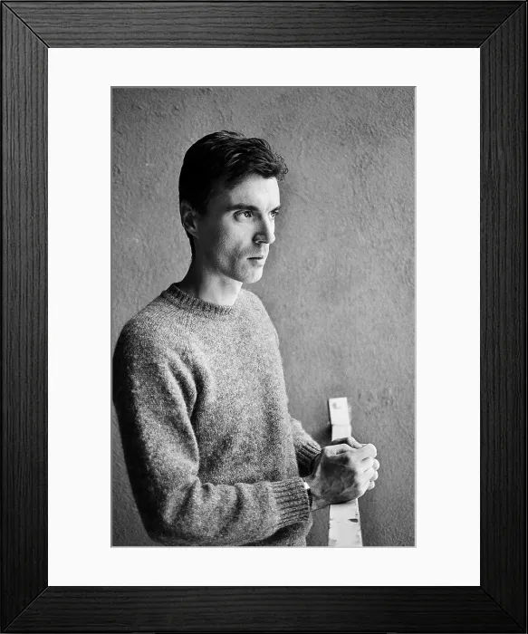 Framed Print : David Byrne Interview Framed Print : David Byrne Interview