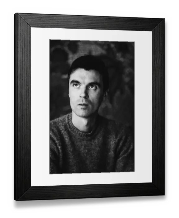 Framed Print : David Byrne Interview Framed Print : David Byrne Interview