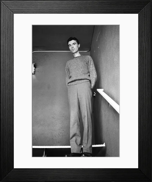 Framed Print : David Byrne Interview Framed Print : David Byrne Interview