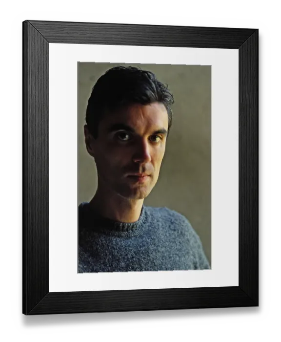 Framed Print : David Byrne Interview Framed Print : David Byrne Interview