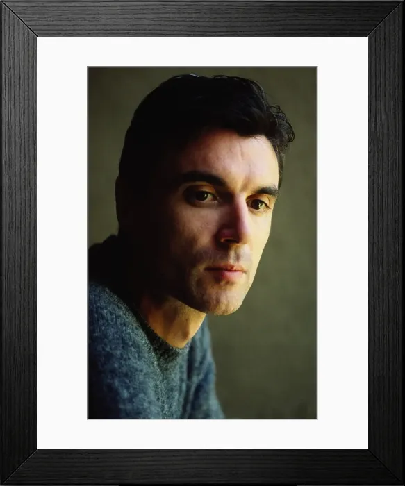 Framed Print : David Byrne Interview Framed Print : David Byrne Interview