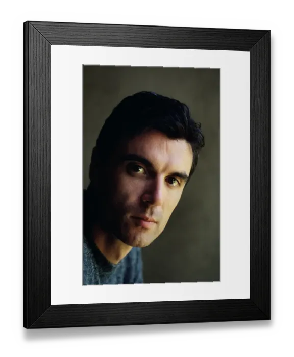 Framed Print : David Byrne Interview Framed Print : David Byrne Interview