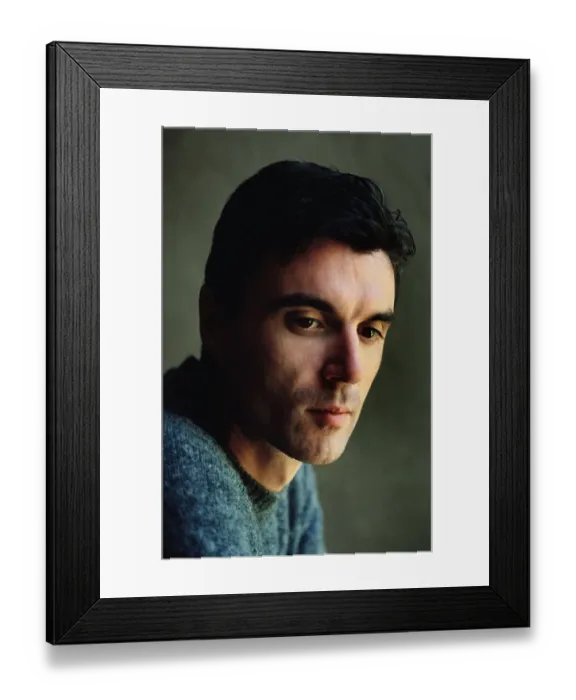 Framed Print : David Byrne Interview Framed Print : David Byrne Interview