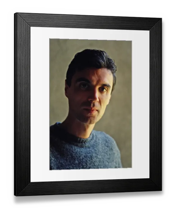 Framed Print : David Byrne Interview Framed Print : David Byrne Interview