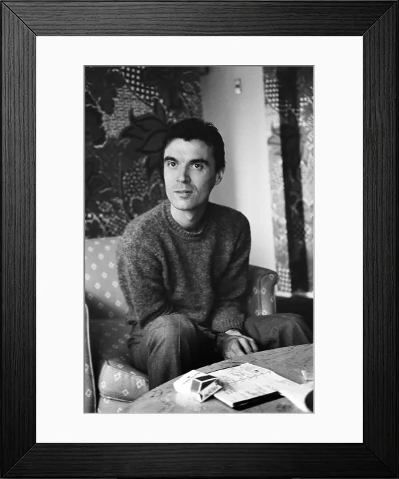 Framed Print : David Byrne Interview Framed Print : David Byrne Interview