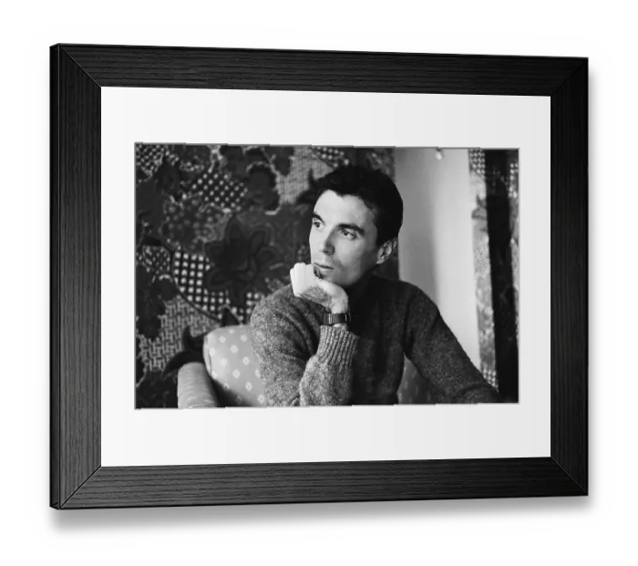 Framed Print : David Byrne Interview Framed Print : David Byrne Interview