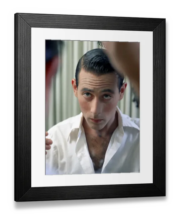 Framed Print : Paul Reubens Turns Into Pee-wee Herman