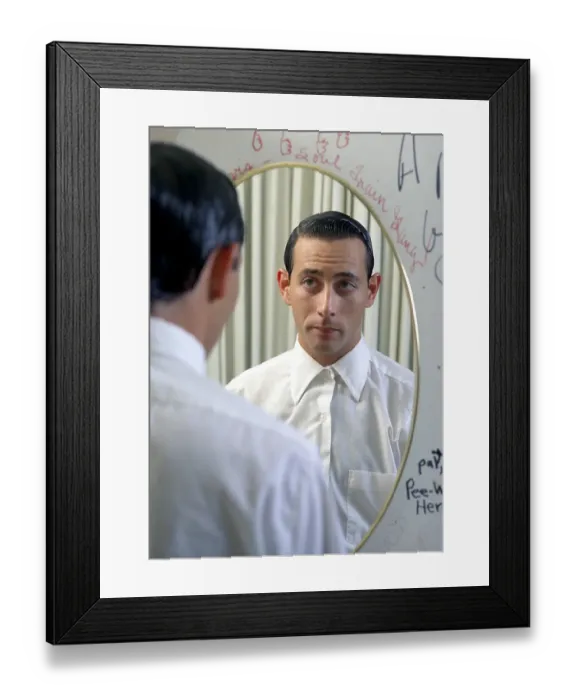 Framed Print : Paul Reubens Turns Into Pee-wee Herman