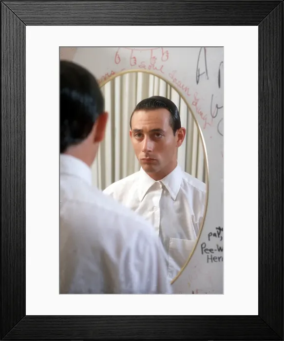 Framed Print : Paul Reubens Turns Into Pee-wee Herman Framed Print : Paul Reubens Turns Into Pee-wee Herman