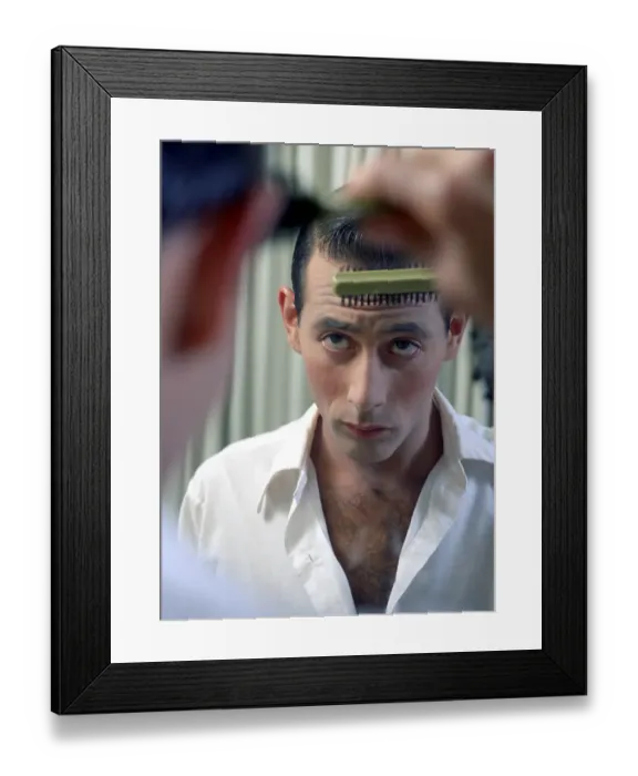Framed Print : Paul Reubens Turns Into Pee-wee Herman
