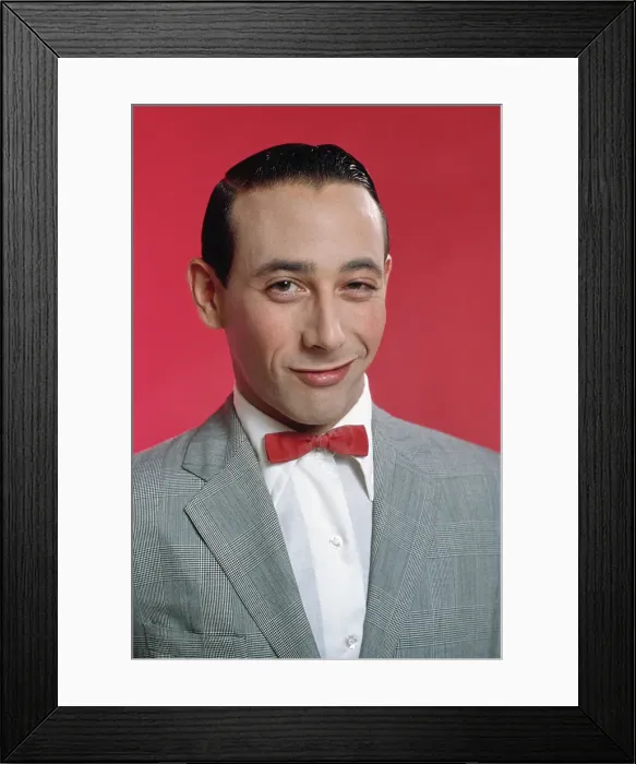 Framed Print : Paul Reubens, American Actor & Comedian