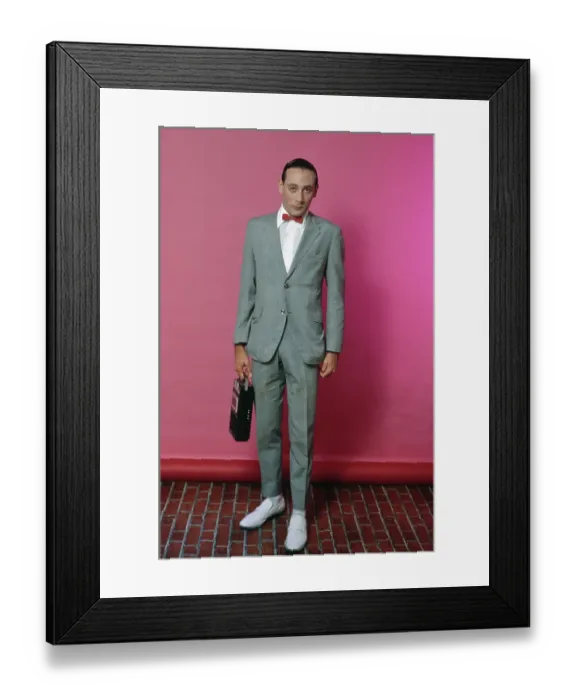 Framed Print : Paul Reubens, American Actor & Comedian Framed Print : Paul Reubens, American Actor & Comedian