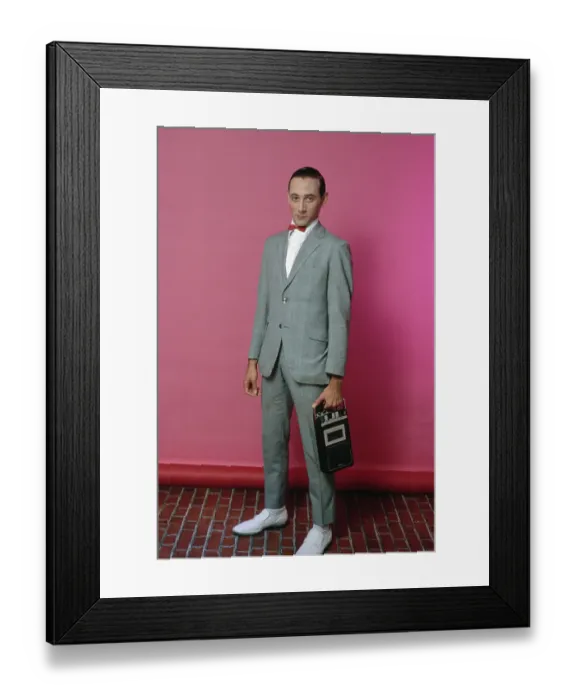 Framed Print : Paul Reubens, American Actor & Comedian Framed Print : Paul Reubens, American Actor & Comedian