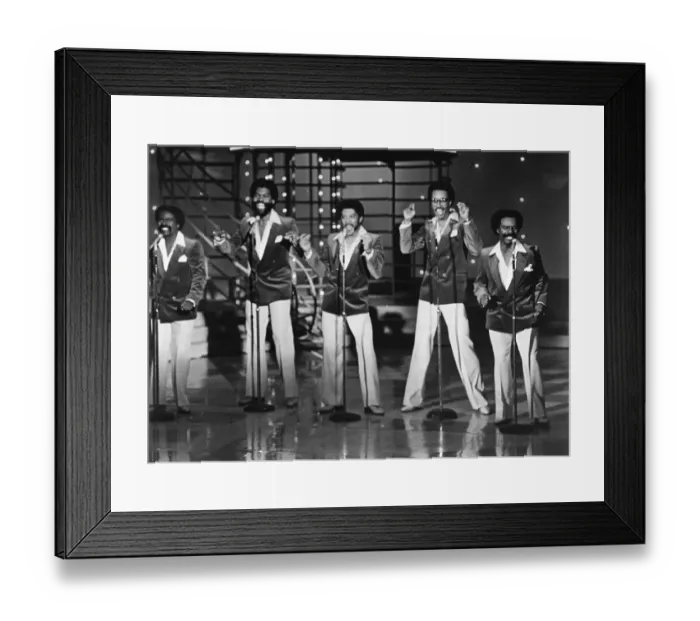 Framed Print : The Whispers Performing Framed Print : The Whispers Performing