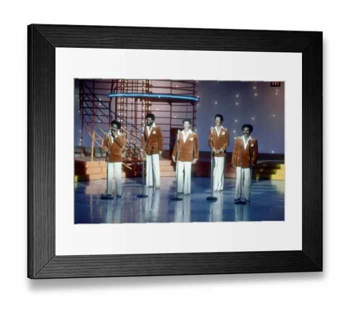 Framed Print : The Whispers Performing
