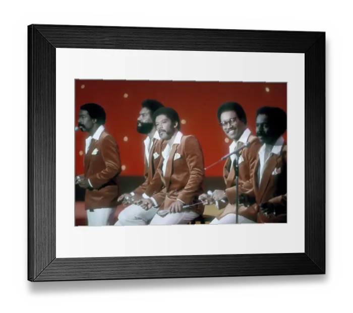 Framed Print : The Whispers Performing