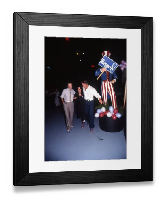 Framed Print : Ted Kennedy Fundraiser At Flipper's Roller Disco Framed Print : Ted Kennedy Fundraiser At Flipper's Roller Disco