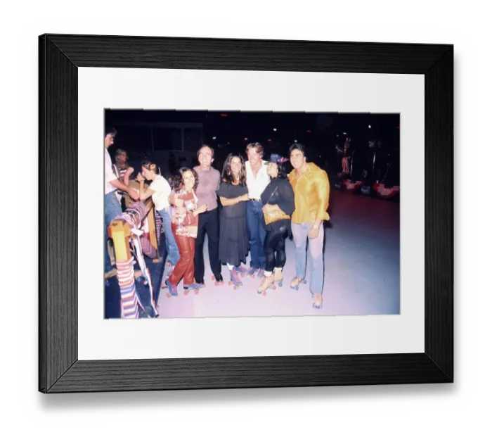 Framed Print : Ted Kennedy Fundraiser At Flipper's Roller Disco Framed Print : Ted Kennedy Fundraiser At Flipper's Roller Disco