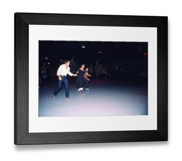 Framed Print : Ted Kennedy Fundraiser At Flipper's Roller Disco Framed Print : Ted Kennedy Fundraiser At Flipper's Roller Disco