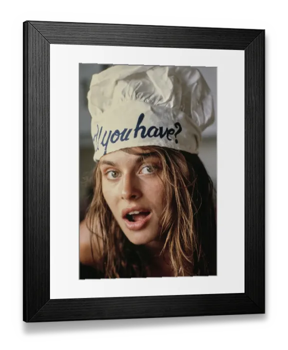 Framed Print : Nastassja Kinski, German Fashion Model & Actress