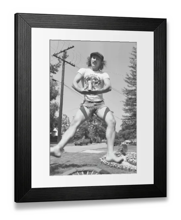 Framed Print : Gallagher At Home Framed Print : Gallagher At Home