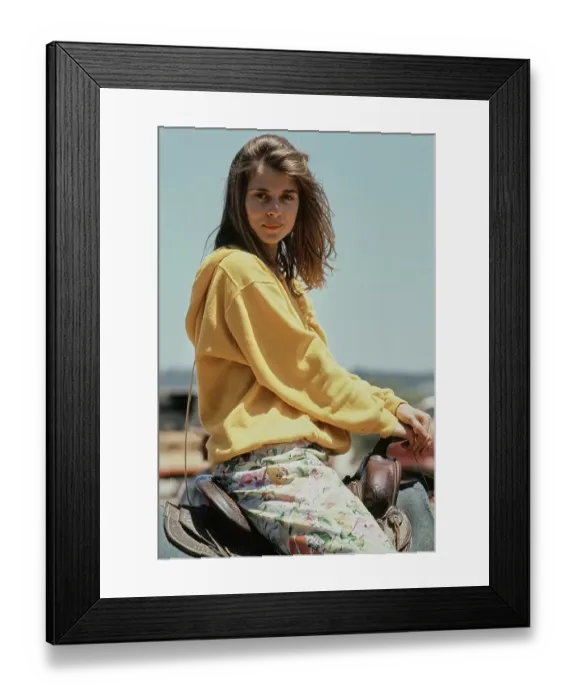 Framed Print : Nastassja Kinski, German Actress & Model