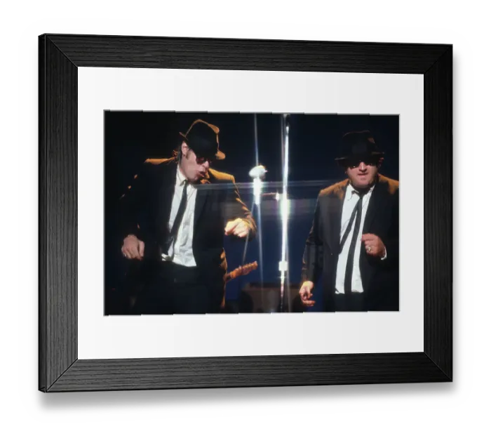 Framed Print : The Blues Brothers In Concert Framed Print : The Blues Brothers In Concert
