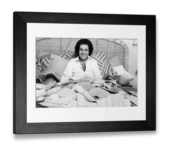 Framed Print : Richard Simmons Portrait Session at Home Framed Print : Richard Simmons Portrait Session at Home