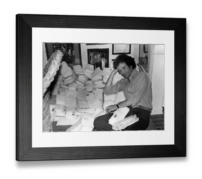 Framed Print : Richard Simmons Portrait Session at Home Framed Print : Richard Simmons Portrait Session at Home