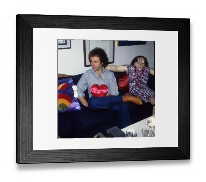 Framed Print : Richard Simmons Portrait Session at Home Framed Print : Richard Simmons Portrait Session at Home