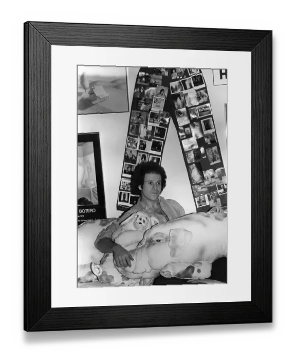 Framed Print : Richard Simmons Portrait Session at Home Framed Print : Richard Simmons Portrait Session at Home