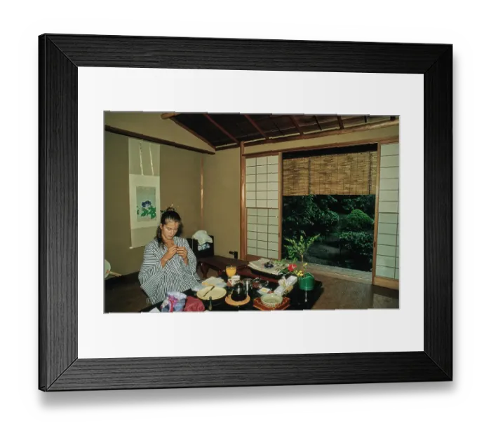 Framed Print : Kinski In Kyoto, 1980 Framed Print : Kinski In Kyoto, 1980