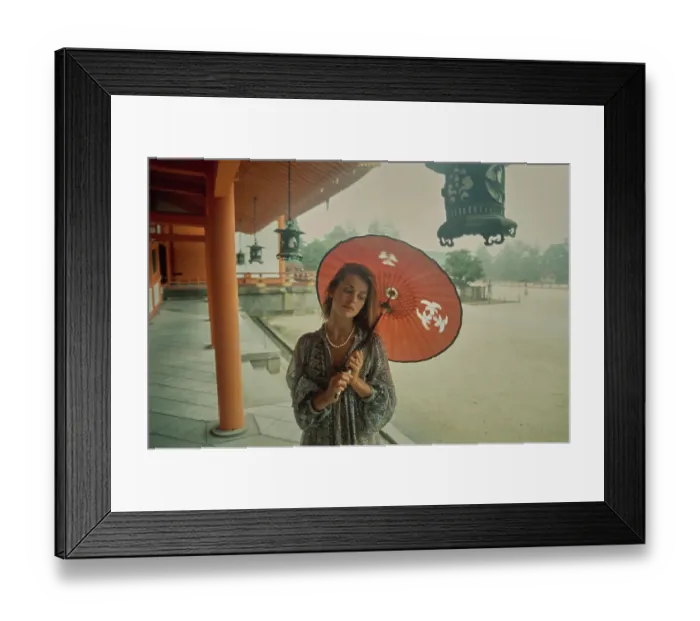Framed Print : Kinski In Kyoto, 1980 Framed Print : Kinski In Kyoto, 1980