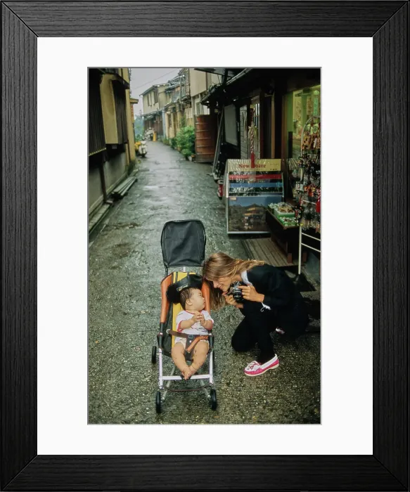 Framed Print : Kinski In Kyoto, 1980 Framed Print : Kinski In Kyoto, 1980