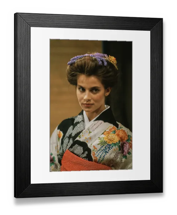 Framed Print : Kinski In Kyoto, 1980 Framed Print : Kinski In Kyoto, 1980