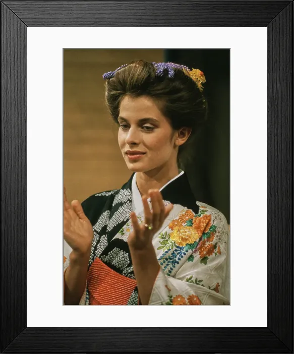Framed Print : Kinski In Kyoto, 1980 Framed Print : Kinski In Kyoto, 1980