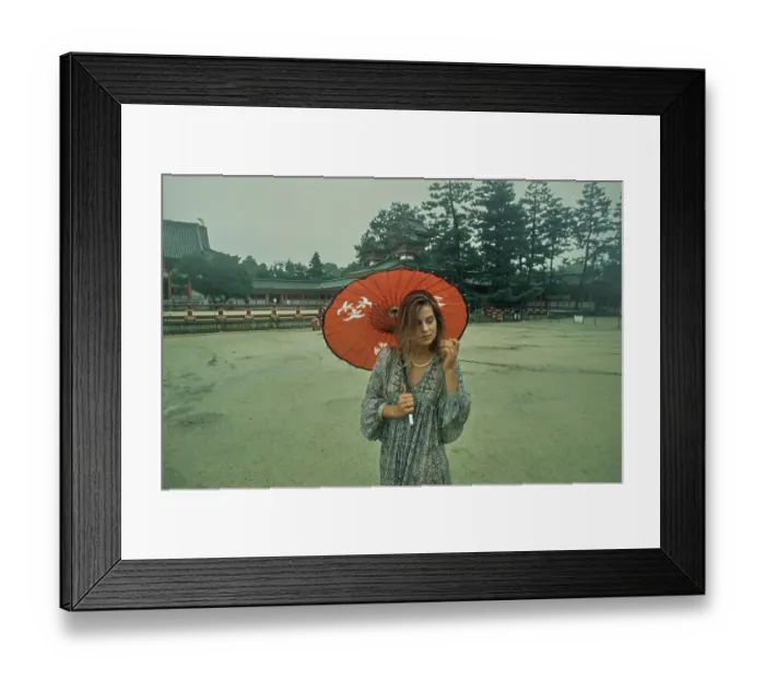 Framed Print : Kinski In Kyoto, 1980 Framed Print : Kinski In Kyoto, 1980