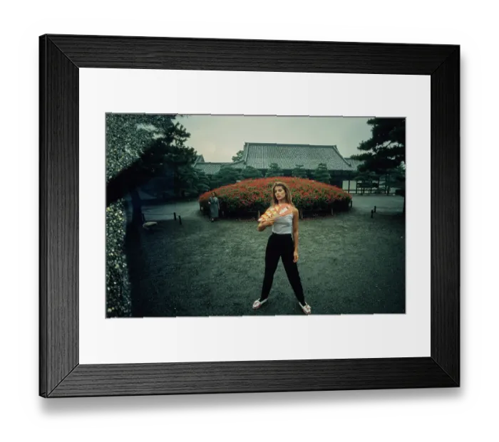 Framed Print : Kinski In Kyoto, 1980 Framed Print : Kinski In Kyoto, 1980